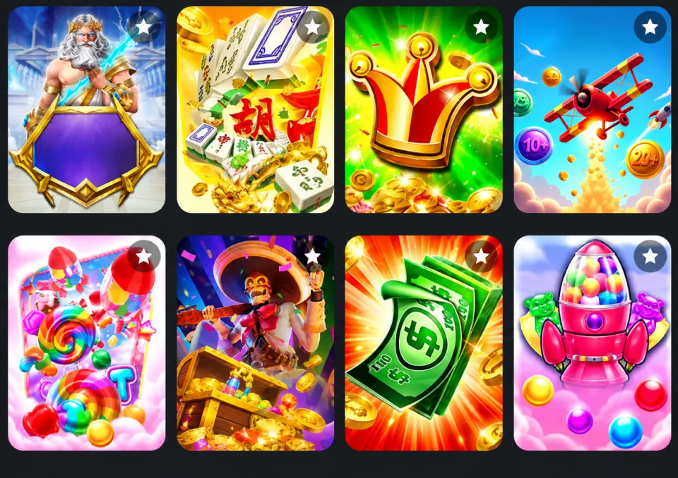 Game Lobby do APP sybet com os jogos mais quentes